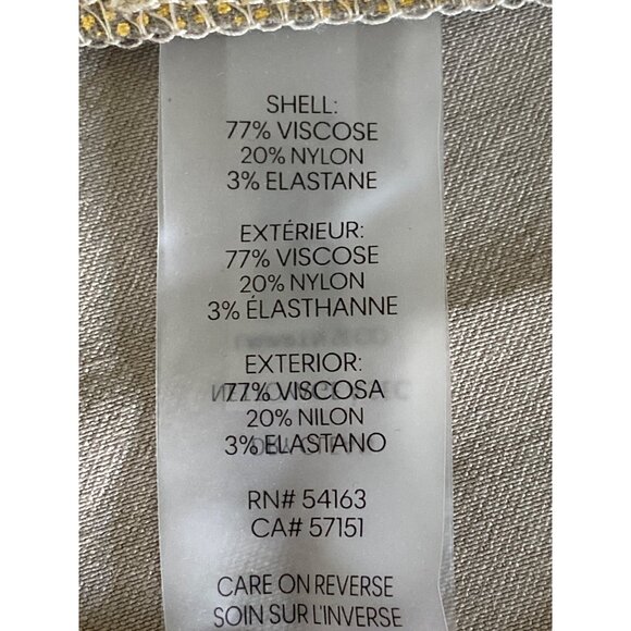 Tommy Hilfiger NWT $149 Gold Metallic Fit & Flare Mini Dress, Women’s Size 12 - Picture 11 of 13